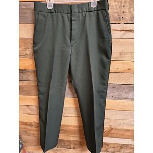 Flying Cross by Fechheimer Men's 36R 36x30 Pants Dark Green Striped Freedom Fit